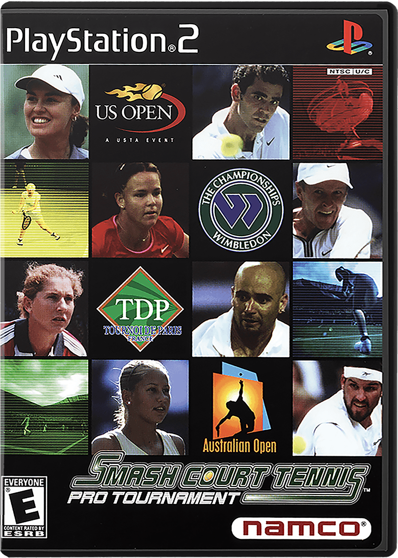 Smash Court Tennis Pro Tournament box art for Playstation 2